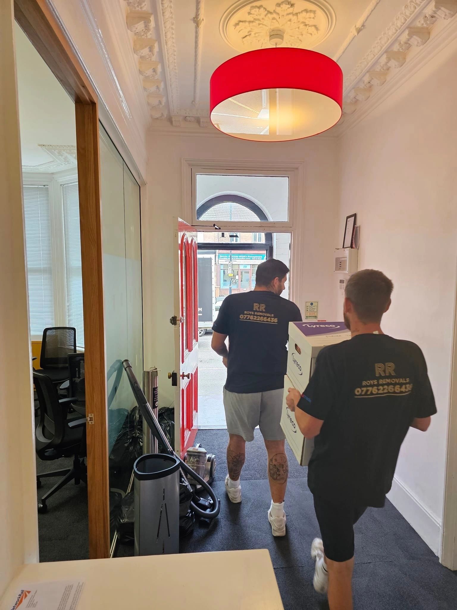 Roys Removals team at work